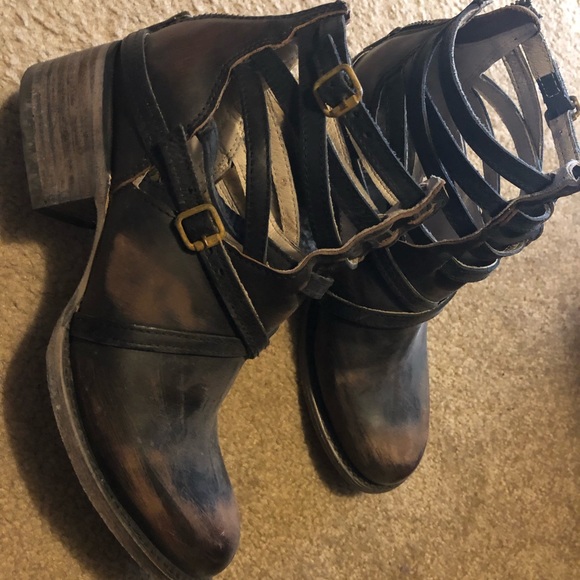 freebird black booties